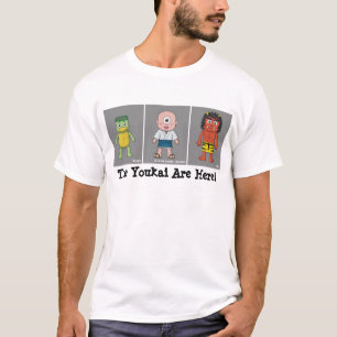 Kappa, Hitotsume-kozo und Oni Cartoon Yokai T-Shirt