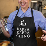 Kappa Kappa Chino Coffee Shop Leben Schürze<br><div class="desc">Erleben Sie Ihren Morgen mit der Kappa Kappa Chino™ Coffee Lovers Schürze - ein spielerischer Hund zum griechischen Leben und zur Kaffeekultur. Diese exklusive schwarze Schürze zeichnet sich durch fett-weiße Schriften und Kaffeemaschinen aus. Es ist ein idealer Ort für Koffein-Liebhaber, Besitzer von Cafés und Bistas, Gastgeber und Gastronomen, und alle,...</div>