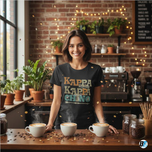 Kappa Kappa Chino Drôle T-Shirt Lover Café