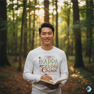 Kappa Kappa Chino Drôle T-Shirt Lover Café