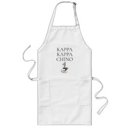 Kappa Kappa Chino Funny Coffee Lover Lange Schürze