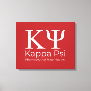 Kappa Psi Pharmazeutische Bruderschaft Leinwanddruck
