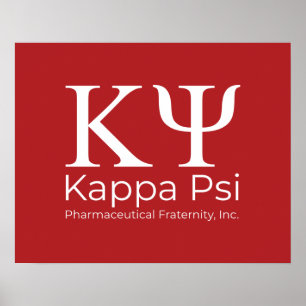 Kappa Psi Pharmazeutische Bruderschaft Poster