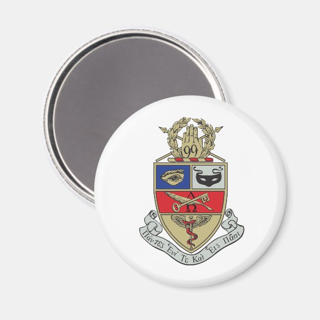 Kappa Psi Wappen Magnet (Vorderseite/Rückseite)