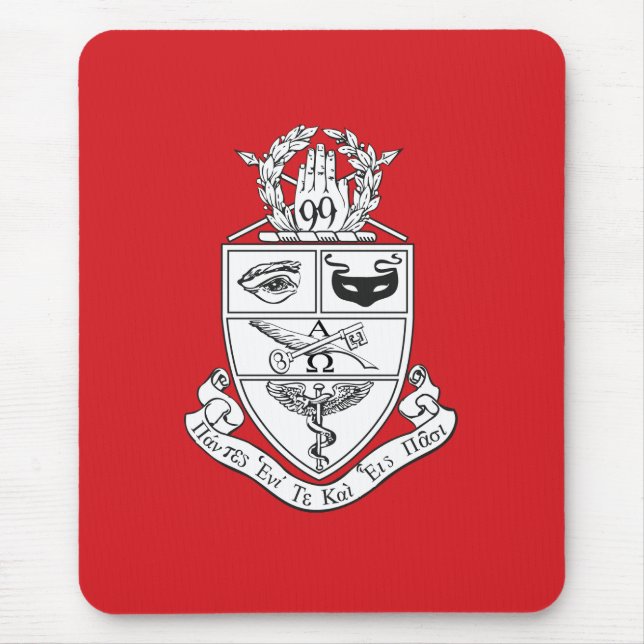 Kappa Psi Wappen Mousepad (Vorne)