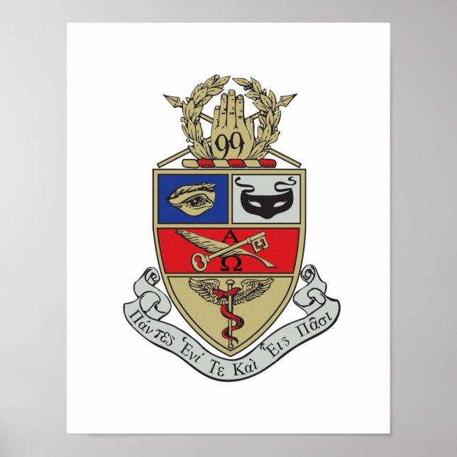 Kappa Psi Wappen Poster (Vorne)