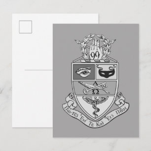 Kappa Psi Wappen Postkarte