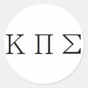 KAPPA-PU-SIGMA Aufkleber