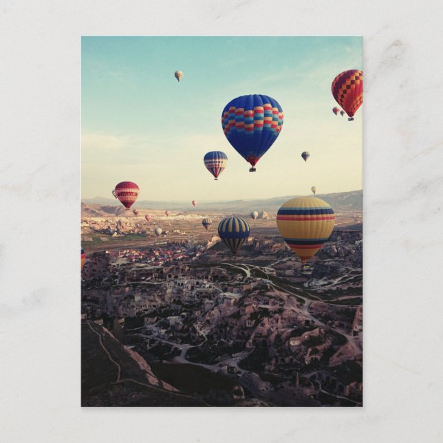 Kappadocia Türkei Heißluftballons Postkarte (Vorderseite)