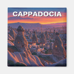 Kappadocia Türkei Hot Air Balloons Sonnenuntergang Magnet