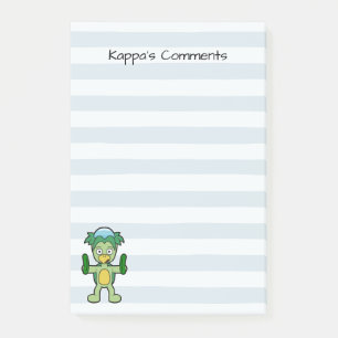 Kappas Kommentare - Spaßiger Yokai-Monster Post-it Klebezettel