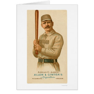 Kappe Anson Baseballkarte 1887