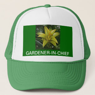 KAPPE, GARDENER-IN-CHIEF, GRÜNES BROMELIAD TRUCKERKAPPE