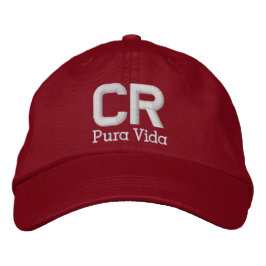 Kappe/Hut Costa Ricas Pura Vida Bestickte Baseballkappe