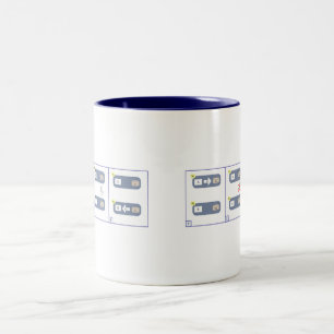 KAPPE Theorem Zweifarbige Tasse