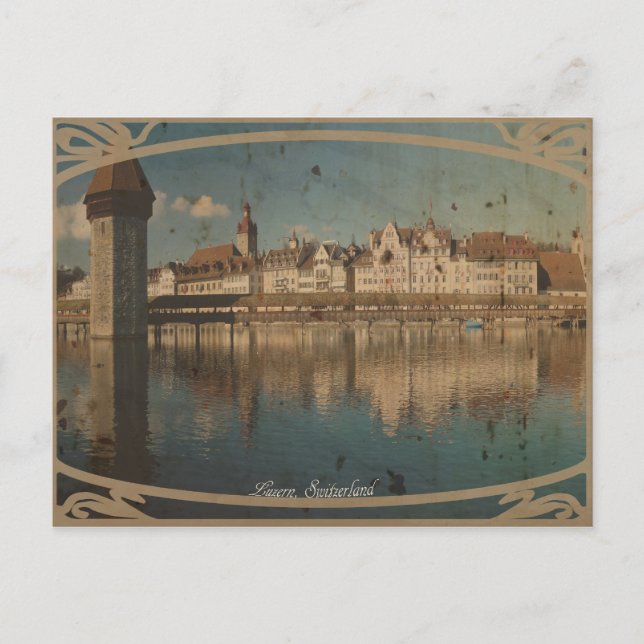 Kappelbruecke, Luzern Postkarte (Vorderseite)