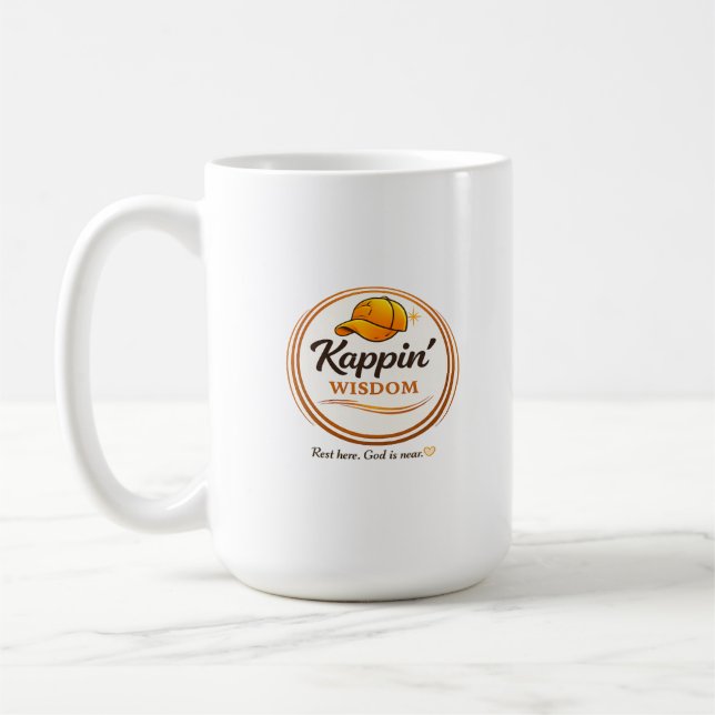 Kappin' Wisdom Logo Tasse (Links)