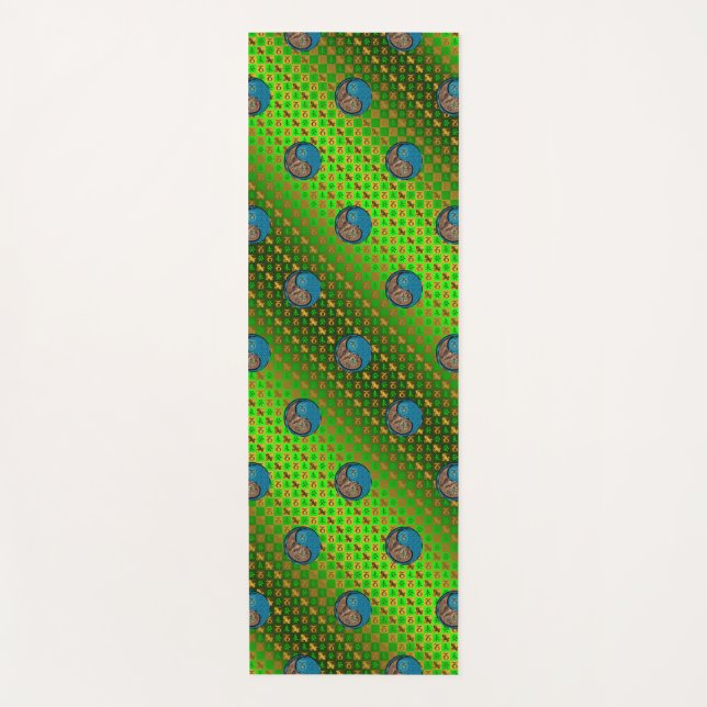 Kaprikorn und Wasserziege Yogamatte (Vorderseite)