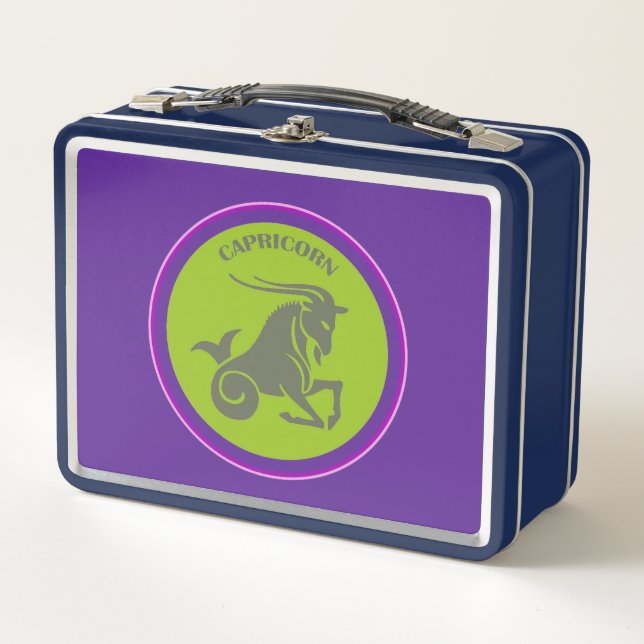 Kapriorenlunch Box Metall Brotdose (Vorderseite)