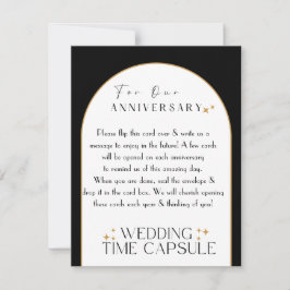 Kapsel für Hochzeitzeit Maßgeschneidertes Stationä Mitteilungskarte