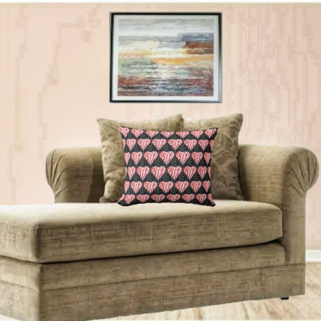 Kapselpilz Kissen (This Captured Heart Throw Pillow, is a unique way to enhance your decor!)