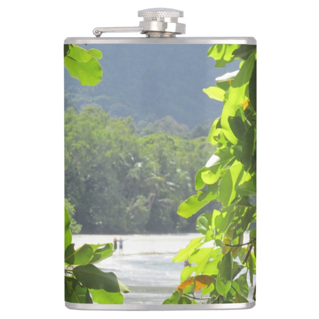 Kapseltribulation Vinyl Wrapped Flask Flachmann (Vorderseite)