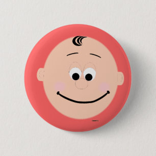 Kapskids Baby Face Button Abzeichen