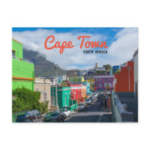 Kapstadt - Bo-Kaap-Häuser in lebhaften Farben