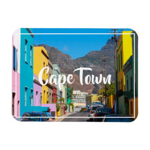 Kapstadt Bo-Kaap Stadtbild Südafrika Magnet