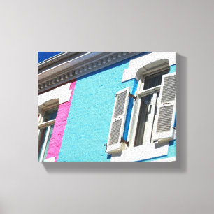 Kapstadt Bo-Kaap Südafrika SA Architektur Leinwanddruck