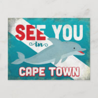 Kapstadt Dolphin - Retro Vintage Travel