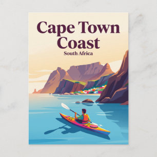 Kapstadt Küste Südafrika Postkarte