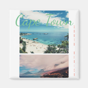 Kapstadt Lion's Head Beach Collage Magnet