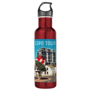 Kapstadt Mouille Point Leuchtturm Südafrika Edelstahlflasche