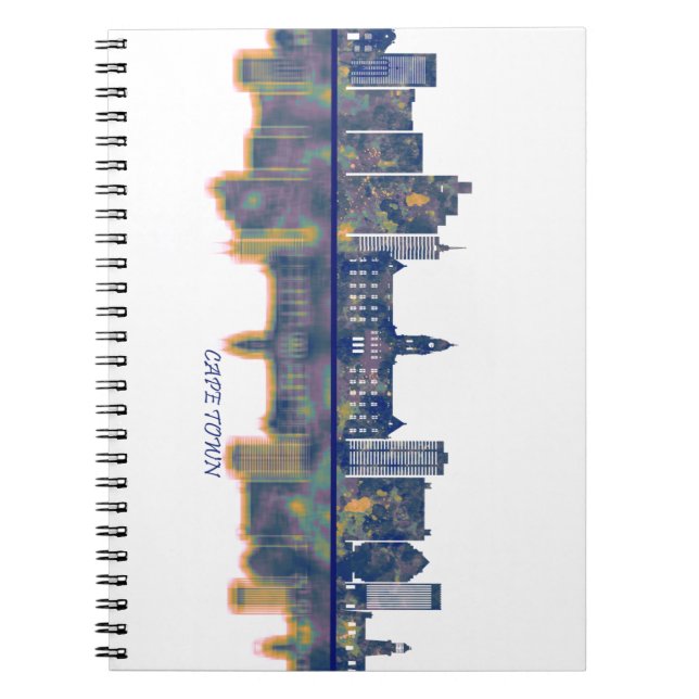 Kapstadt Skyline Notizblock (Vorderseite)
