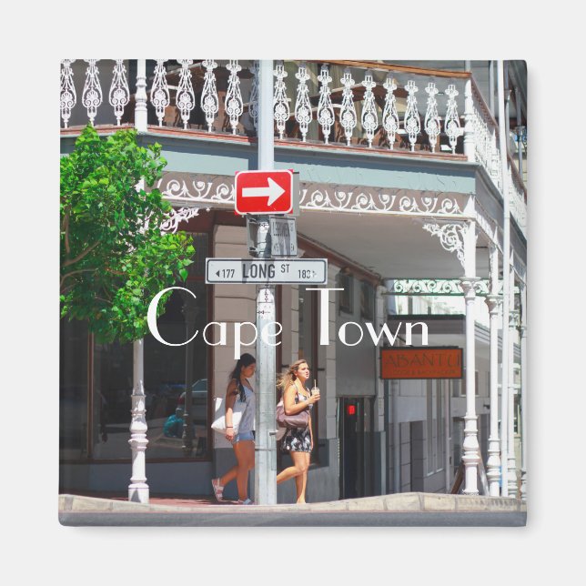Kapstadt Stadt Stadtbild Long Street Südafrika Magnet (Vorne)