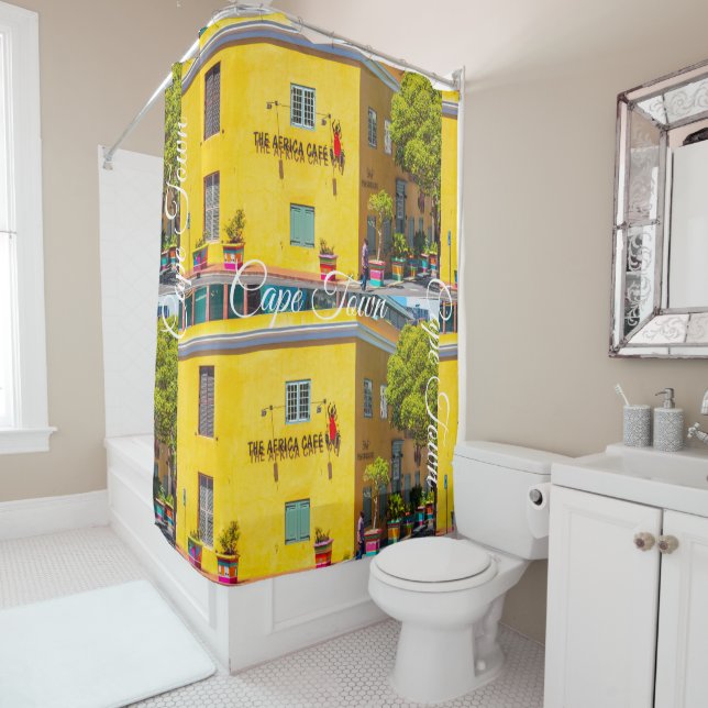 Kapstadt Stadtbild Architektur Südafrika Duschvorhang (Beispiel)