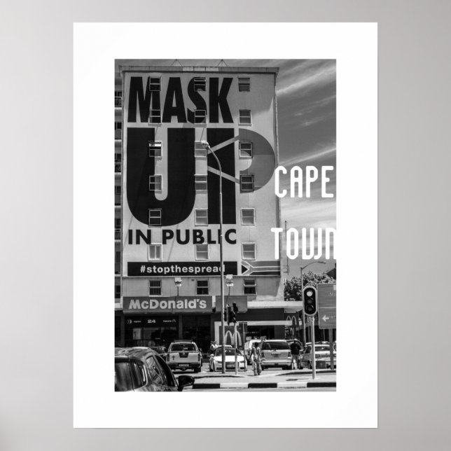 Kapstadt Stadtbild Architektur Südafrika Poster (Vorne)