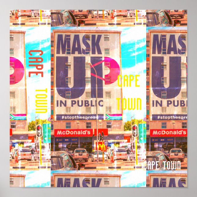 Kapstadt Stadtbild Architektur Südafrika Poster (Vorne)