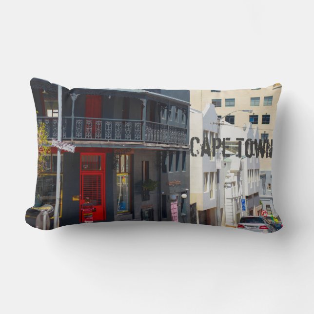 Kapstadt Stadtrandschaft Bree Street Südafrika Lendenkissen (Vorderseite)