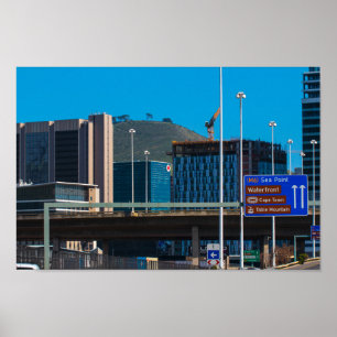 Kapstadt Stadtscape Signal Hill ZA Südafrika Poster