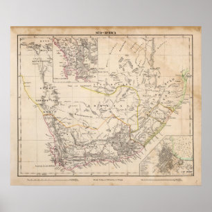 Kapstadt, Südafrika 2 Poster