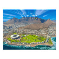 Kapstadt, Südafrika - Blick auf den Tafelberg