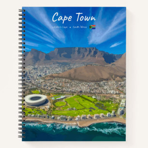 Kapstadt, Südafrika - Blick auf den Tafelberg Notizbuch