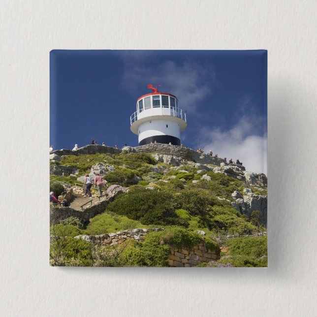 Kapstadt, Südafrika. Ein Leuchtturm auf der Button (Vorderseite)