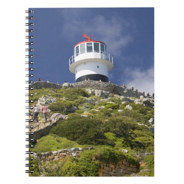 Kapstadt, Südafrika. Ein Leuchtturm auf der Notizblock (Vorderseite)
