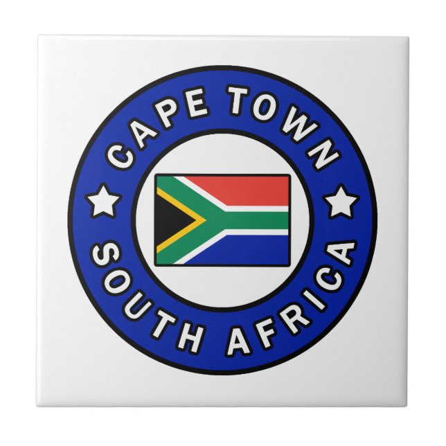 Kapstadt Südafrika Fliese (Vorderseite)