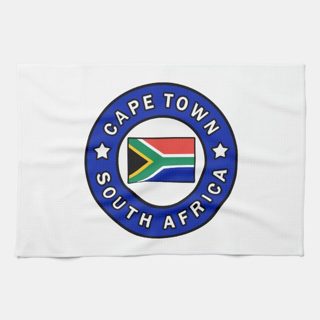 Kapstadt Südafrika Geschirrtuch (Horizontal)