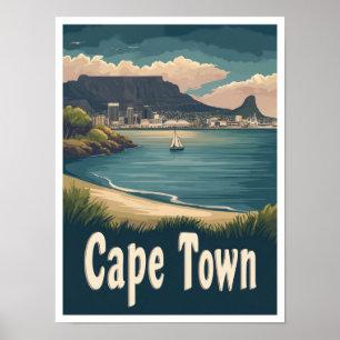 Kapstadt Südafrika Kunst, Dichtung und Musik Poster
