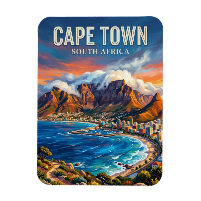 Kapstadt Südafrika Magnet (Vertikal)